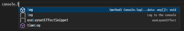 intellisense